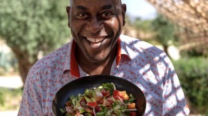 Anne Diamond interviews British Celebrity Chef Ainsley Harriot, MBE