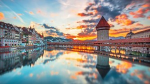 At home in the Swiss city of Lucerne with Karine Hagen