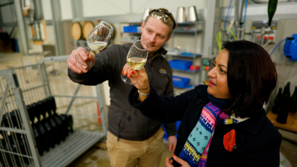 Raise a glass to the holiday season with Shehnaz Hansraj