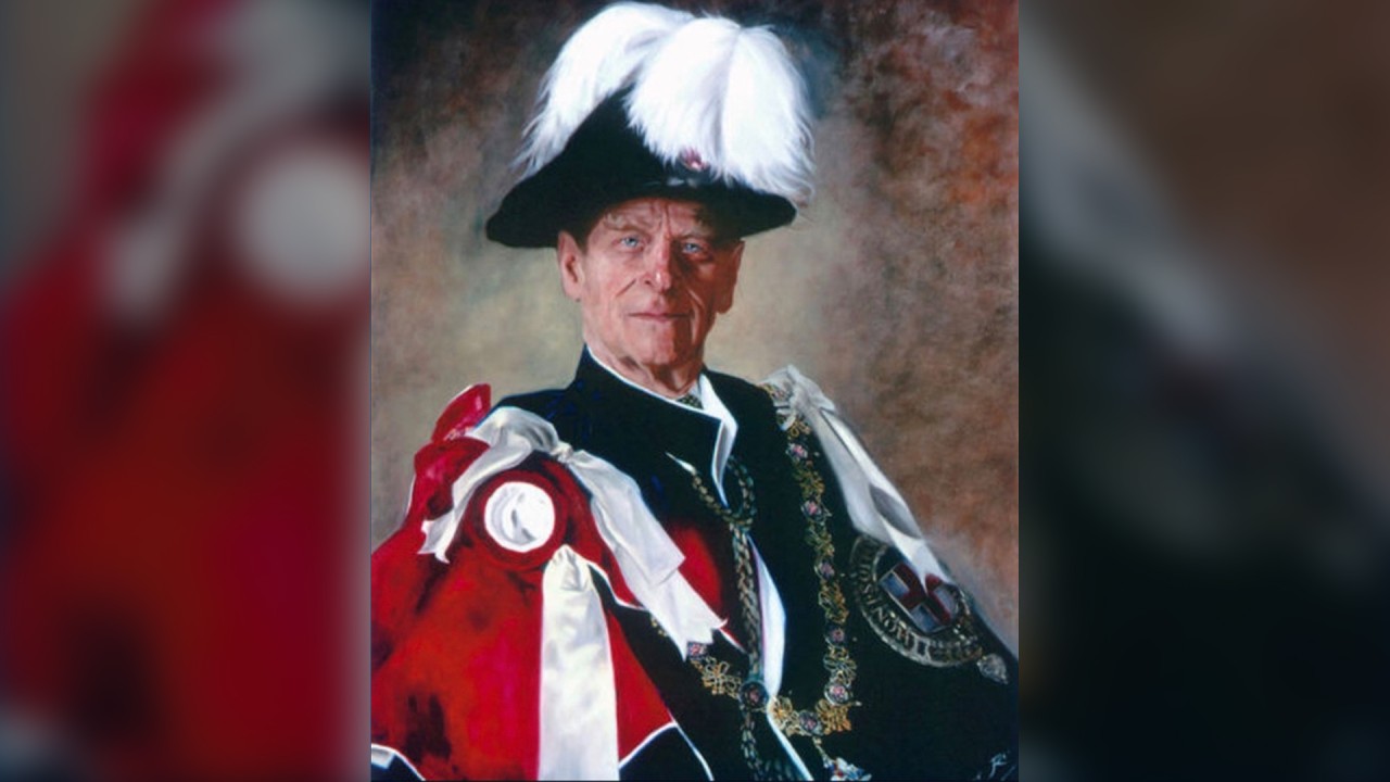 Painting HM The Queen and HRH The Duke of Edinburgh)