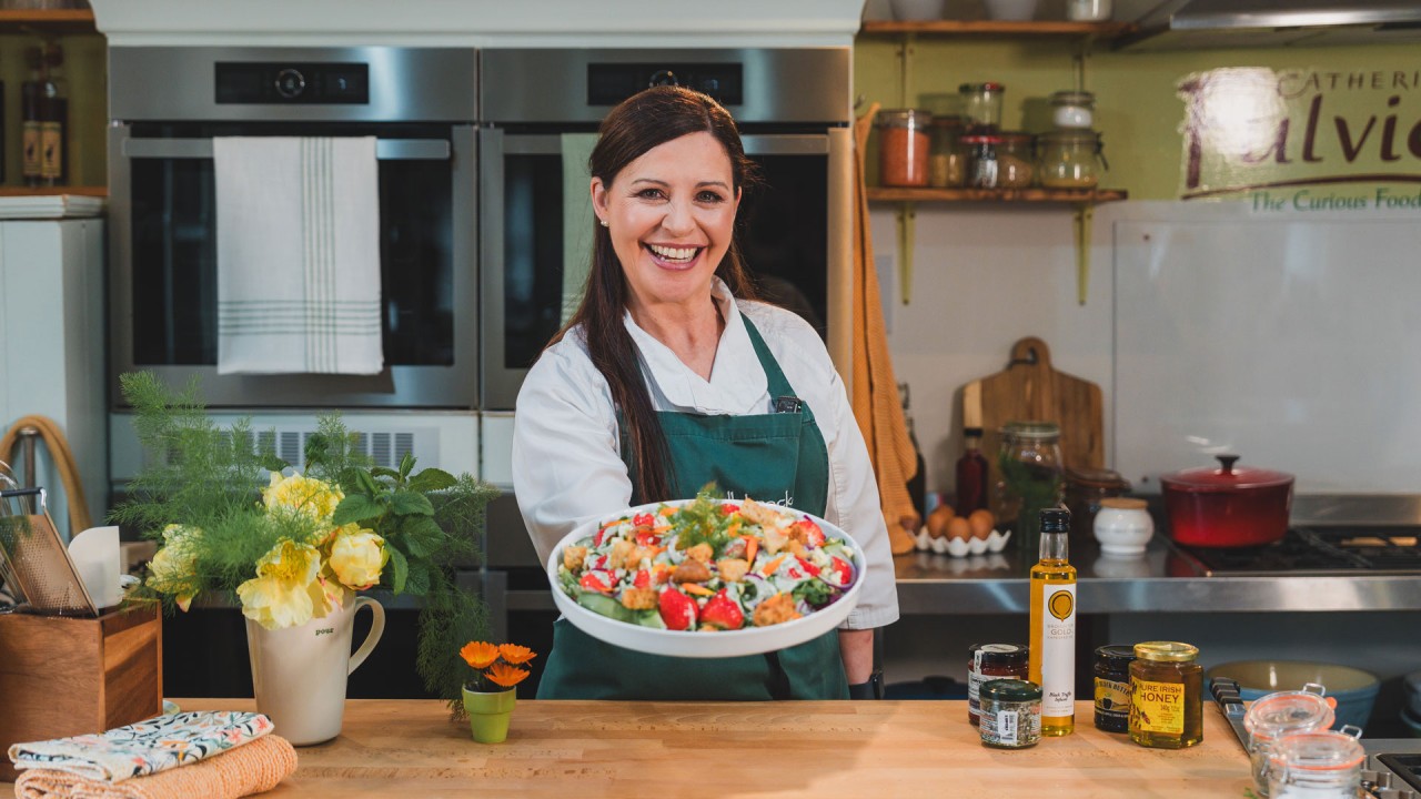 Learn how to prepare Irish summer recipes with chef Catherine Fulvio)