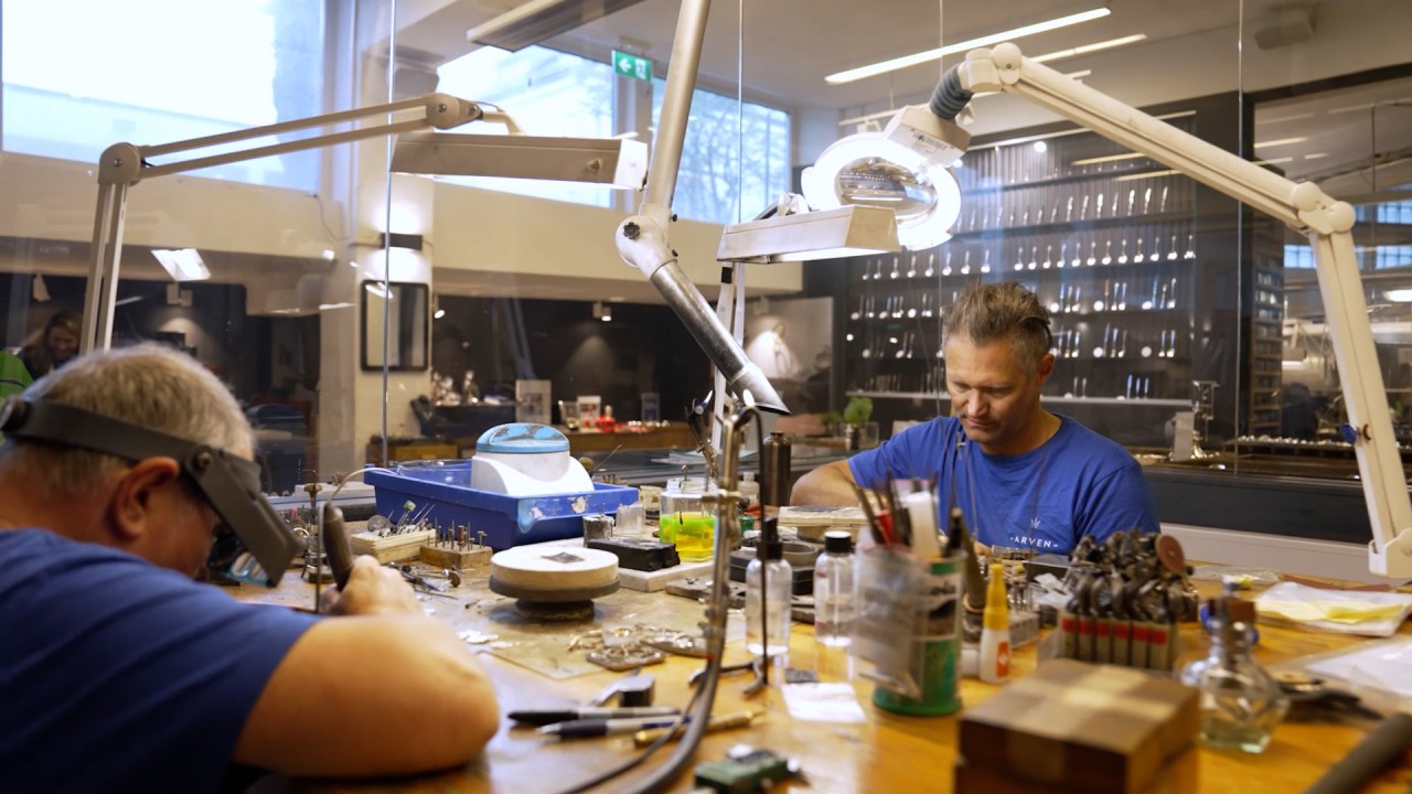 Go behind the scenes at Arven, a historic Norwegian gold and silver workshop)